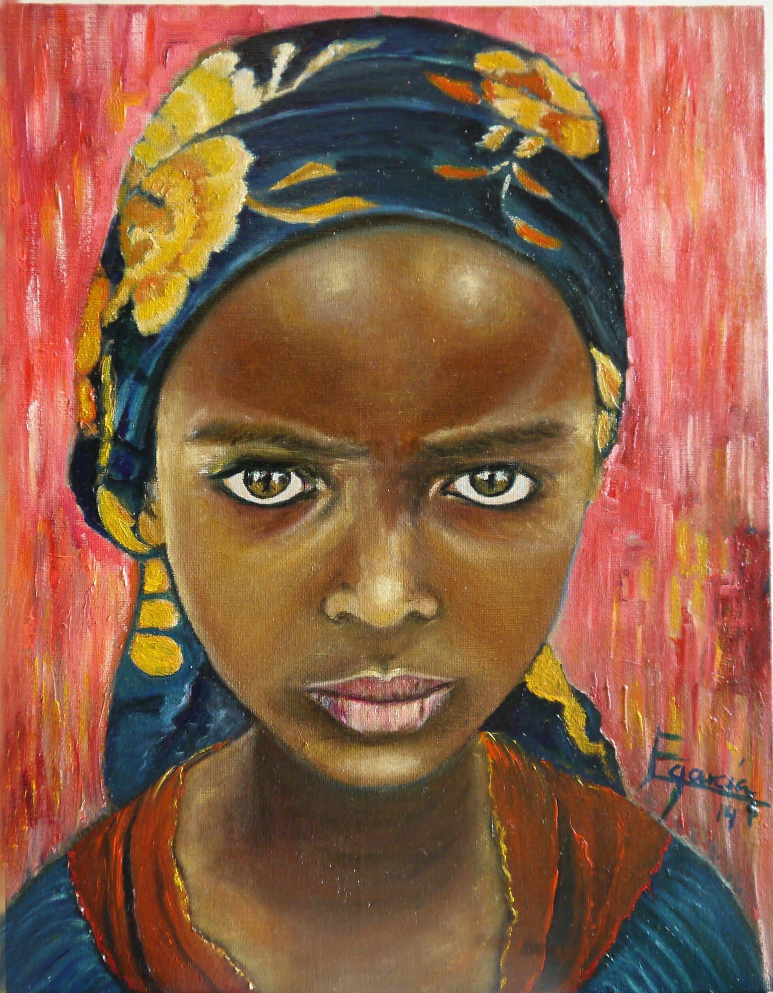 Obra: Niña africana II