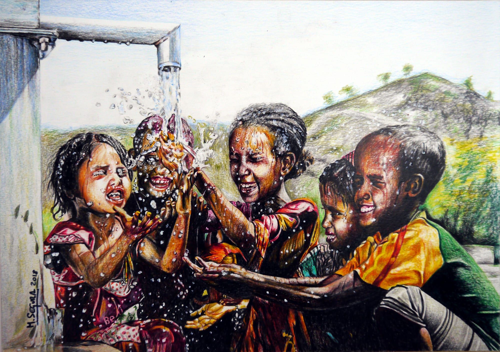 Obra: El agua de la alegría, Etiopía