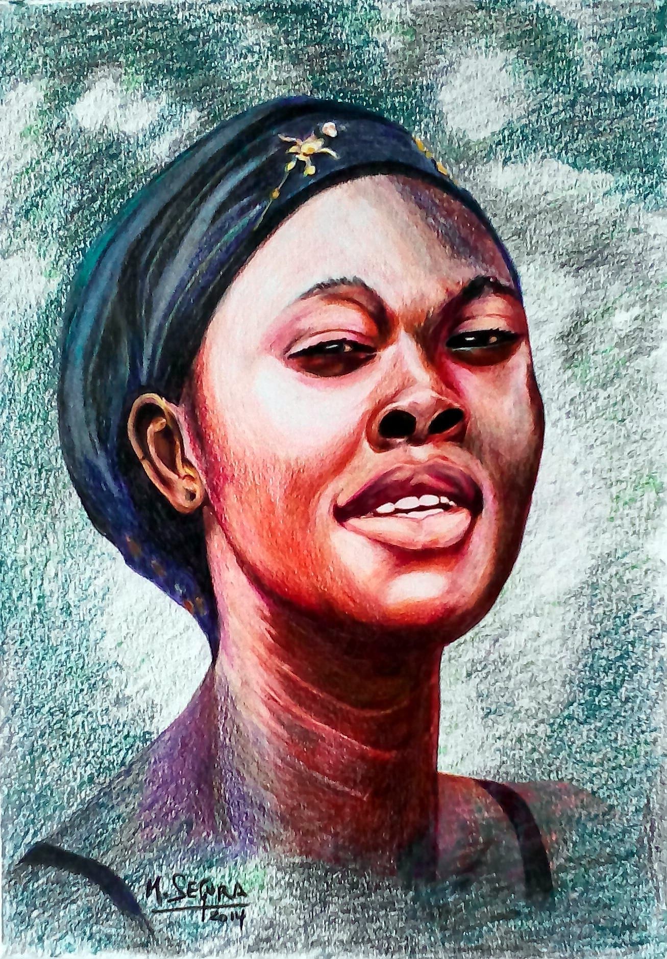 Obra: Mujer ghanesa