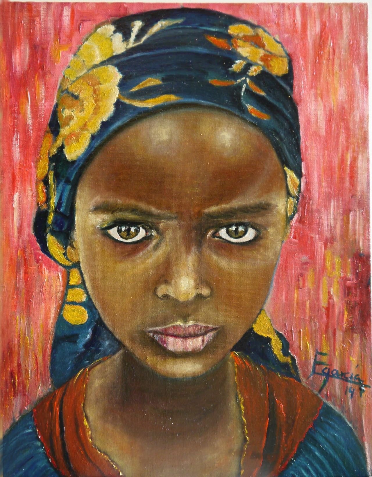 Obra: Niña africana II