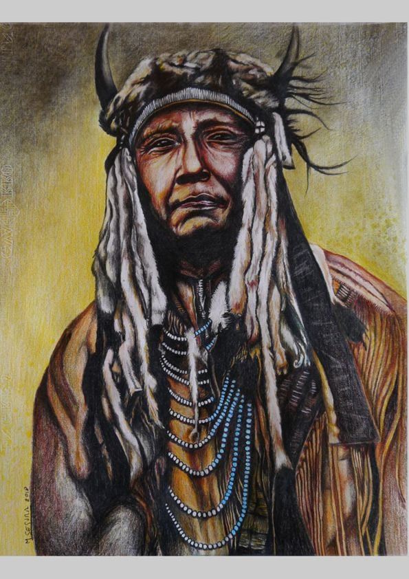Obra: Jefe cheyenne Dos Lunas