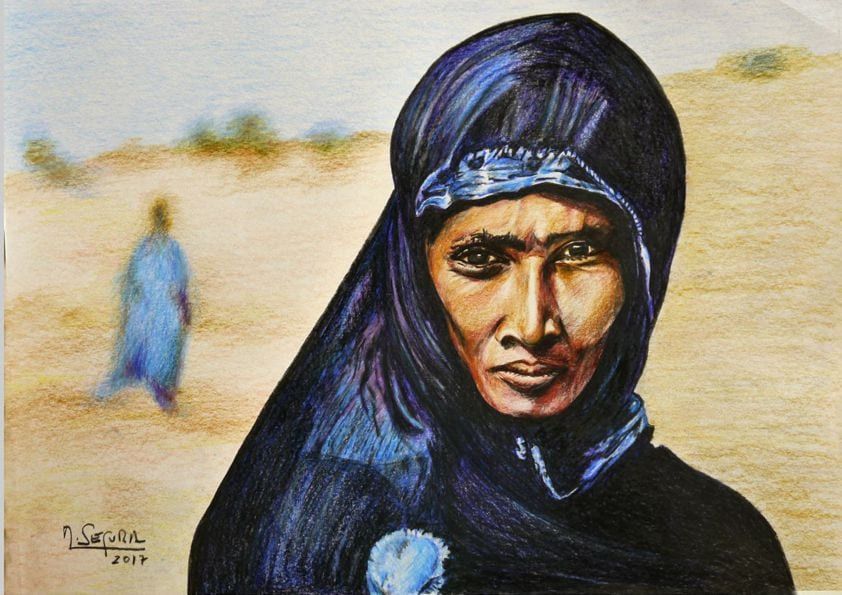 Obra: Mujer tuareg, Gao, Malí