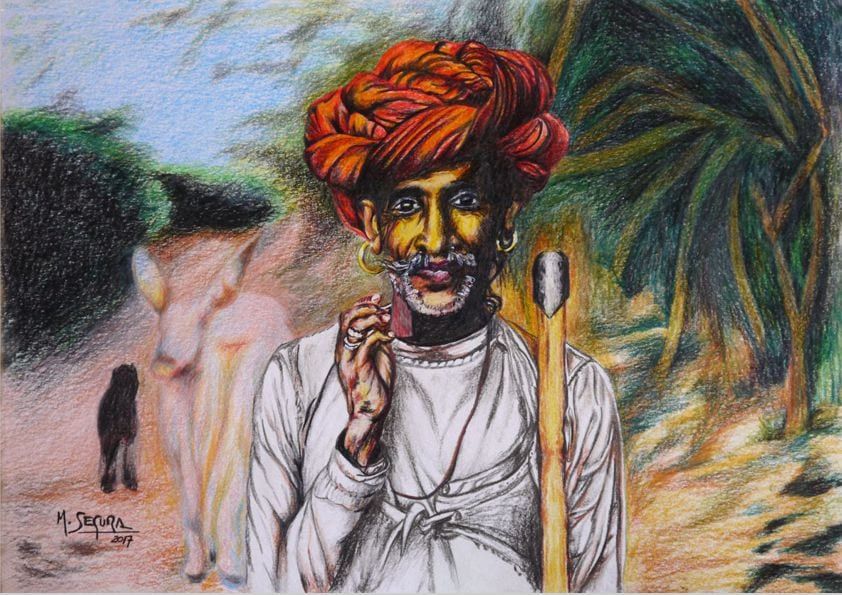Obra: Pastor rabari, Rajastán, India